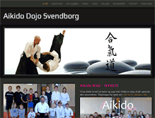 Tablet Screenshot of aikido-dojo-svendborg.dk